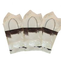 Silver Foil Cube Gift Bags Pkg/3