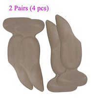 Gel Heel Pads 3 in 1 Cushion Grips and Arch Support Heel Liners for Shoes Too Big Strong Adhesive Shoe Insoles Prevent Blisters