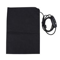 Biuzi Heating Pad 1Pc 5V 2A Lightweight Winter Heating Pad Polyester Metal Fiber Black USB Heating Back Protector for Outdoor & Indoor