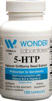 5 Htp, Natural Griffonia Seed Extract Precursor to Serotonin - 120 Capsules #5402