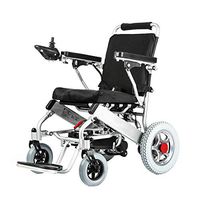 2020 New Majestic Buvan 601 Electric Wheelchairs Silla de Ruedas Electrica para Adultos FDA Approved Transport Friendly Lightweight Folding Electric Wheelchair for Adults (Silver)