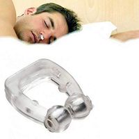 iMucci 2PCS Silicone Magnetic Anti Snore Nose Clip Unisex Stop Snoring Anti Snoring Sleep Silicone Nose Clip Tools
