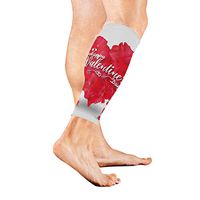 Stretch Sport Calf Sleeve Valentine's Day Poster Love Protective Guard for Men Women - Best Footless Compression Socks for Shin Splints, Running,Basketball Football (1 Pair)