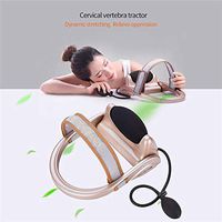 HBJUSDKF Manual Portable Pneumatic Cervical Vertebra Tractor Neck Traction Pillow Inflatable Cervical Traction Device Neck Pain Relief 35