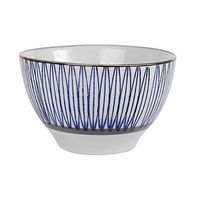 Bowl Kitchen Utensils Deepen Thickened Printing Ceramic Bowl Bowl Soup Bowl Fruit Bowl Household tableware, retro bowl