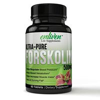 Ultra Standardized Forskolin - 500mg/day Forskolin Weight Loss for Men & Women Pure Coleus Forskohlii Extract Diet Pills Fat Burner Capsules Natural Appetite Suppressant Metabolism Booster Extra