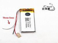 BIHUADE 3line 3.7V 603048 900MAH Lithium Polymer Li-Po Rechargeable Battery for DIY Mp3 MP4 MP5 GPS