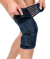 M-Brace AIR Vega Patella Stabilizer Knee Brace, Knee Strap, Knee Band, Support for Post Rehab and Prevention, 100% Cotton, Comfortable, for Men and Women, Blue, Large
