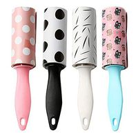Tearable Sticky Rollers, Easily and Quickly Removes Animal Hairs, Dust and Fluff from Garments, Furniture and Car Seats 4Pcs Kitchen and Furniture Equipment