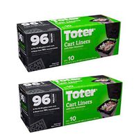 Toter Cart Liners, 10 count (96 Gallon/Pack of 2)