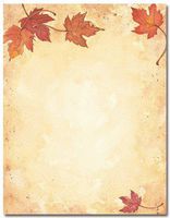 Masterpiece Fall Leaves Letterhead - 8.5 X 11 - 100 Sheets