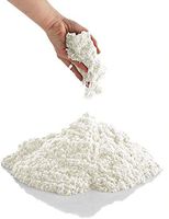 CoolSand White 14 Ounces Refill Pack - Moldable Indoor Play Sand in Resealable Bag