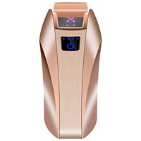 Lighters Dual Arc Lighter USB Double Lighter Plasma Electronic Rechargeable Flameless Windproof Portable Good for Cigar Cigarette Candle Pipe