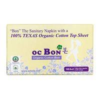 OCBON Organic Cotton Sanitary Pad Napkin Cover for Women, 32 Count | Excellent Breathable, Absorbent Cover, Regular Size for Moderate Flow