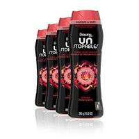 Downy Unstopables In-wash Scent Booster Beads, Spring, 10 Ounce , Pack of 4