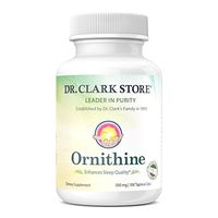 Dr Clark Store, Ornithine Vegetarian Supplement, 500 mg, 100 Tapioca Capsules