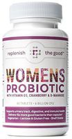 Womens Probiotic 60ct, 6 Billion CFU with Cranberry, D-Mannose, Vitamin D3. Best Probiotics for Women, Delivers 15X More Good Bacteria. Yeast & Urinary Tract Infection UTI Treatment. 30 Day Supply