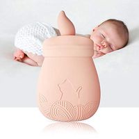 ONERIOME Mini Silicone Hot Water Bottle,Environmental Warm Baby Warm Hand Cute Cartoon Hot Water Bag Hot Water Bottles Gift for Girls Babys, Christmas