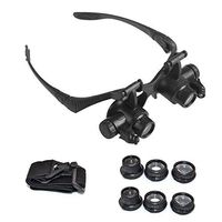 T&T 2016 New Loupe 10X 15X 20X 25X LED Illuminated Double Eye Jeweler Watch Repair Magnifying Glasses Loupe Magnifier Kit by LETSBAY