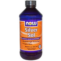 Now Foods: Silver Sol Patented Silver Supplement, 8 fl oz (2 pack)