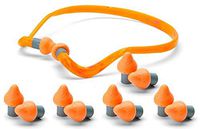 Howard Leight Quiet Band QB2 Reusable Shooting Earplugs For Supra-Aural Noise Reduction and Protection Plus 5 Pairs Replacement Ear Pods with Sound Cancelling Rating NRR25, Bundle of 6 Items
