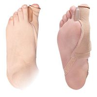 MYDETOE Big Toe Seperator Straightener Bunion Splints Day Time Night Time Support - Hallux Valgus Correctors Straighteners Orthosis Alignment - Gel Toe Separator Rubber Toe Stretcher