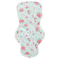 Feminine Sanitary Pad, Sanitary Pad Washable Cloth Menstrual Pad Double Wings Reusable Soft Organic Cotton Sanitary Napkin Panty Liner for Women