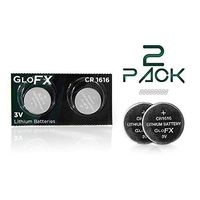 CR1616 Battery– Lithium Button Coin Cell Batteries - 3V 3 Volt - Remote Watch Rave Gloves Glove Set Orbit Jewelry led Key fab Replacement 1632 CR Pack Set Bulk (2 Pack)