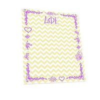 Delta Phi Epsilon DPHIE Chevron Notepad