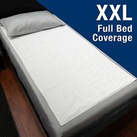 Inspire Washable Reusable Incontinence Underpad, Oversized, 36 Inches X 72 Inches