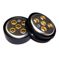 3 Lots of 5 holes Moxa plate - Flat, Curved (Flat)