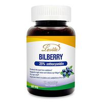 Lovita Bilberry Extract 6000mg, 100:1 Extract, 25% anthocyanidins, 60 Capsules