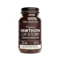 Primal Health Foods | Organic Hawthorn Leaf & Flower | 1,000 mg Vegetarian Capsules