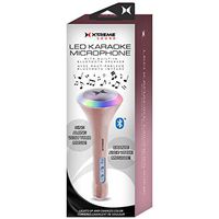 Xtreme XBS91036RSG LED Karaoke Microphone - Rose Gold XBS9-1036-RSG