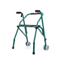 Diry Elderly Folding Walker Elderly Four-Legged Cane Anti-Skid Height Adjustable