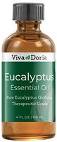 Viva Doria 100% Pure Eucalyptus Globulus Essential Oil, Undiluted, Therapeutic Grade, 118 mL (4 Fl Oz)