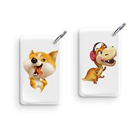 125khz Tag Rewritable RFID Keyfobs-Freehand Sketching Animal Cartoon 2Pcs