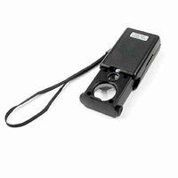 uxcell Multifunction White LED Light Pull Type Loupe Magnifier w Strap