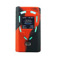 DSC-Mart Protective Case for Smok ProColor 225W TC, Silicone Skin Cover Rubber Sleeve Wrap Fits SMOK Procolor (BlackRed)