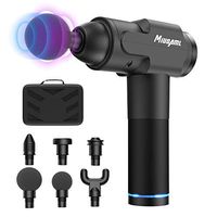 Muscle Massage Gun, Quiet Deep Tissue Massage Gun for Athletes Percussion Massager Handheld for Soreness Miudaml U3 Black
