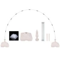 Amon Tech Balloon Arch Kit Plastic Balloon Column Stands with Bases, Poles, Balloon Rings for Birthday, Wedding, Events, Party Decoration Balloon Arch Kits