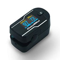 ChoiceMMed Fingertip Blood Oxygen Saturation Monitor with LED Screen | Digital Readings for SpO2, Pulse Rate, BPM, and Blood Oxygen | Fast, Accurate Results with Customizable Alarms