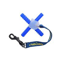 chubuddy Chewy Holder with Blue Chew Stixx* Included *Chew Stixx is a Registered Mark of The Sensory University (Navy Screen Print)