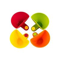 Movers&Shakers | 4PCS Assorted Seasoning Sugar Salad Tomato Sauce Dishes Kitchen Clip Bowl Dip