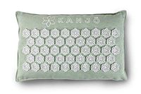 Kanjo - Premium Aroma Mint Acupressure Pillow - 100% Cotton Linen - Buckwheat Chaff and Mint Fill - Relieves Back Pain and Neck Pain