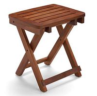Conair Home Folding Teak Shower Seat