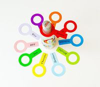 Bottle Tags (Fun Color and Words for Each Tag)