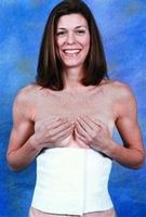 Abdominal Binder Deluxe 9 Inch (Large/X-Large, White)