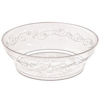 Hanna K. Signature Collection 40 Count D'Vine Bowl, 10-Ounce, Clear Plastic