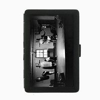 Perfection In Style Black Color Metal Cigarette Case Vintage Boxing Design 013